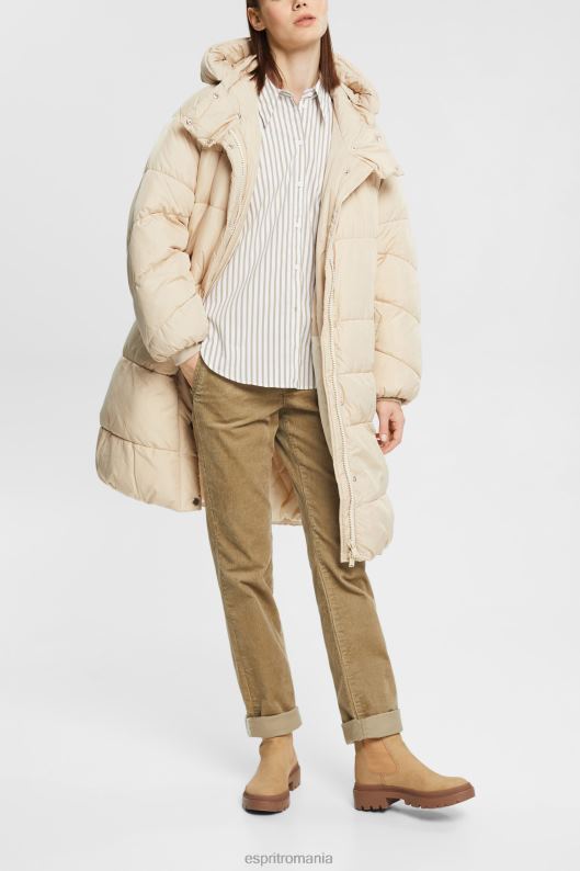 Esprit bluză lungă împletită cu dungi femei alb 2T6N8397 bluze