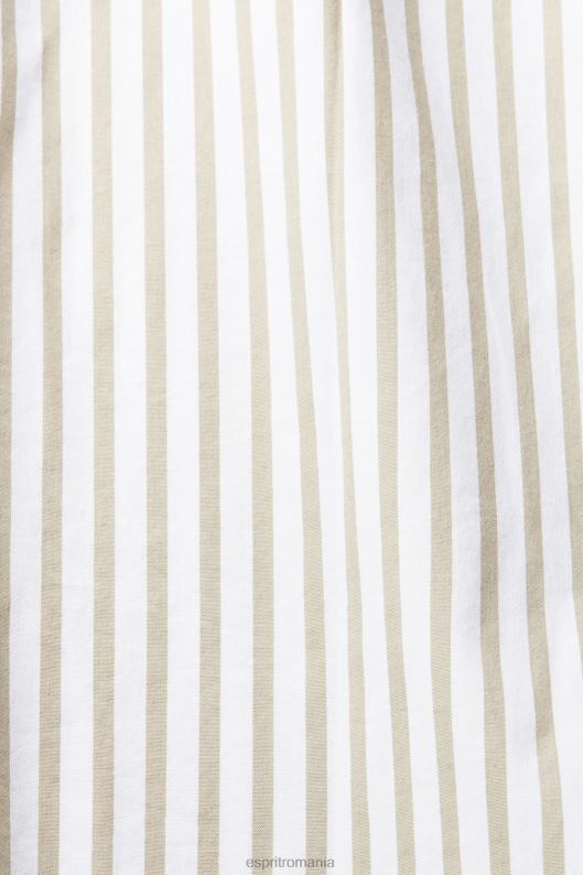 Esprit bluză lungă împletită cu dungi femei alb 2T6N8397 bluze