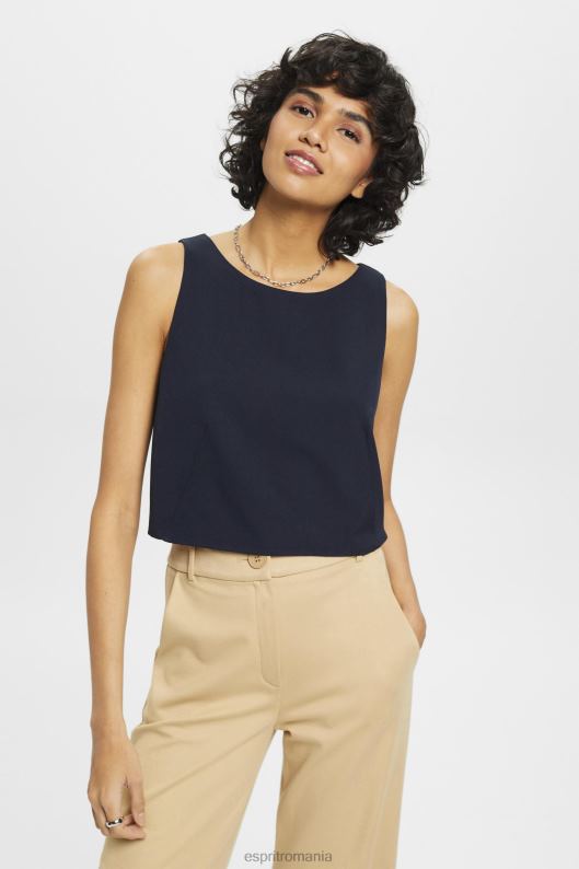Esprit bluză tăiată fără mâneci femei marina 2T6N8310 bluze