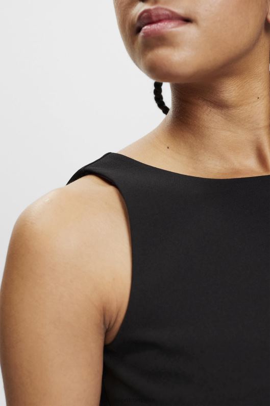 Esprit bluză tăiată fără mâneci femei negru 2T6N8307 bluze