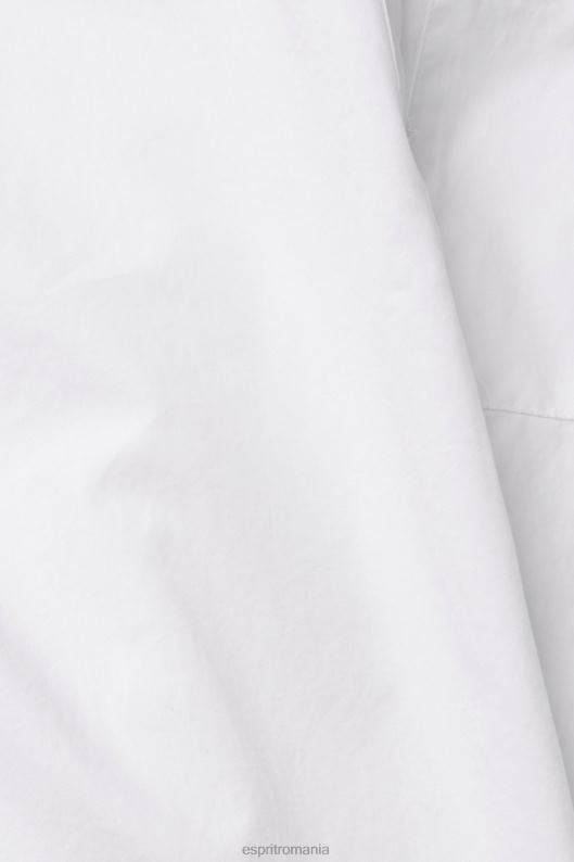 Esprit bluza camasa, bumbac organic femei alb 2T6N8541 bluze