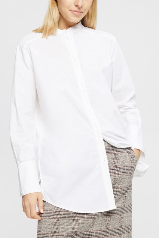 Esprit bluza cu gat rotund, bumbac organic femei negru 2T6N8334 bluze