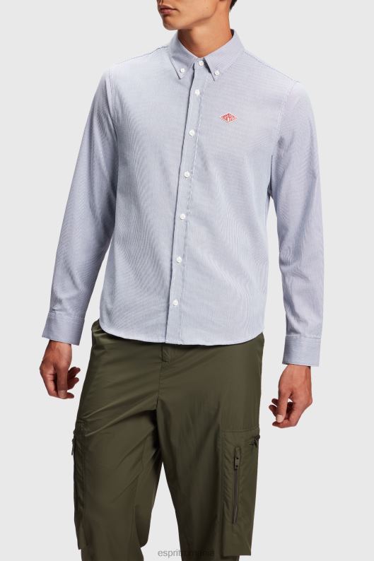 ESPRIT x Rest & Recreation cămașă oxford capsule femei albastru 2T6N8472 cămăși
