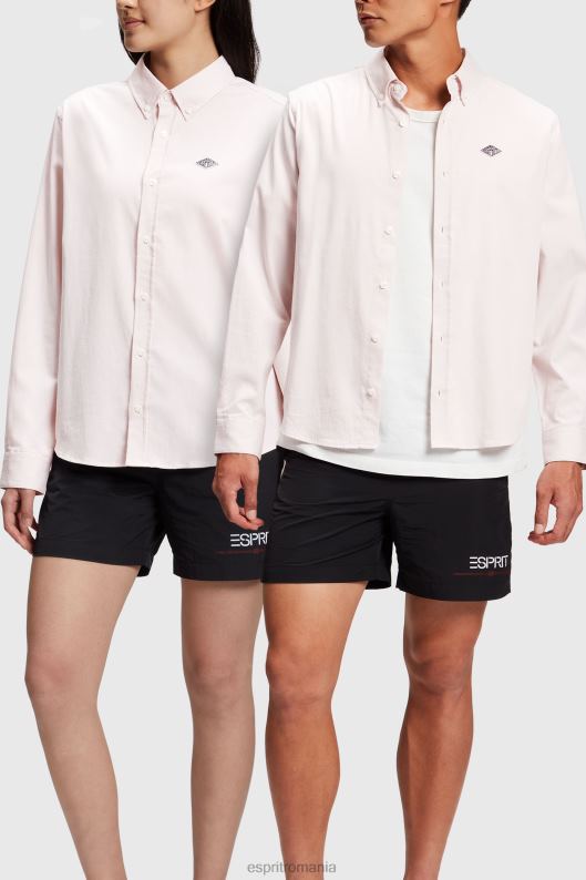 ESPRIT x Rest & Recreation cămașă oxford capsule femei roz 2T6N8473 cămăși