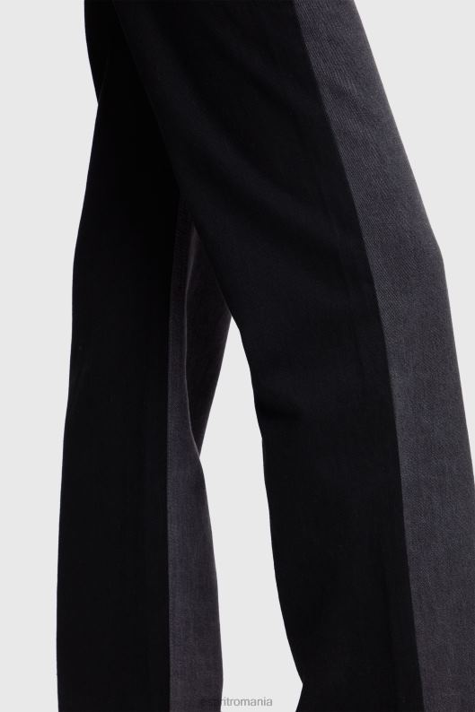 Esprit Blugi de lucru cu talie înaltă din anii '90 femei spălare medie neagră 2T6N8365 denim