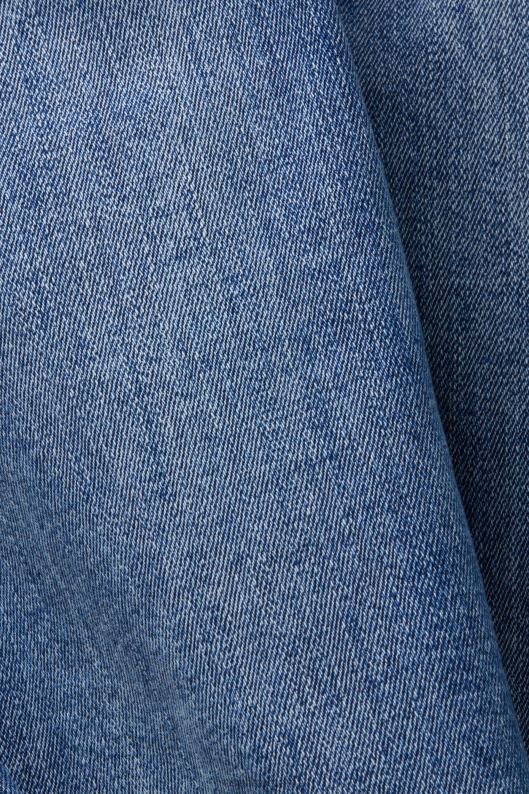 Esprit blugi cu picioare drepte femei spalare medie albastra 2T6N8245 denim