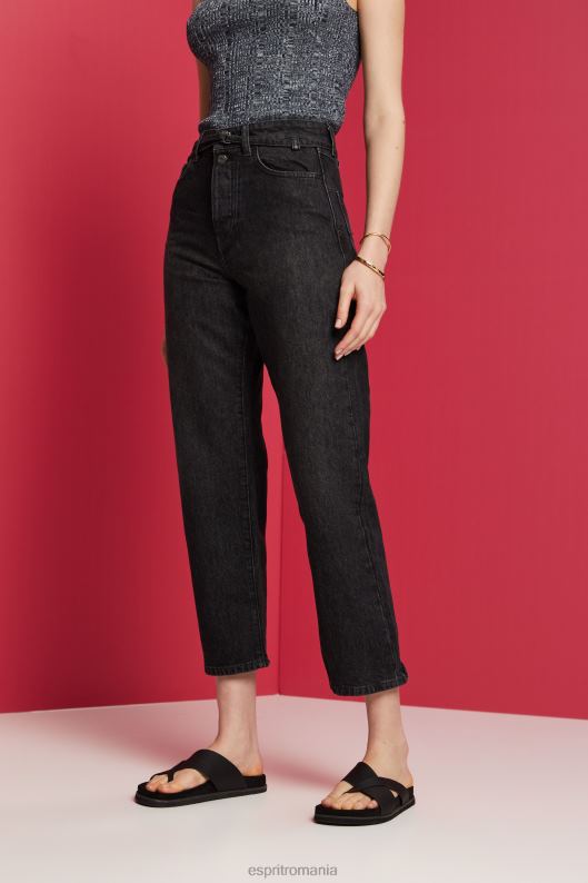 Esprit blugi dad fit femei spalare medie gri 2T6N887 denim