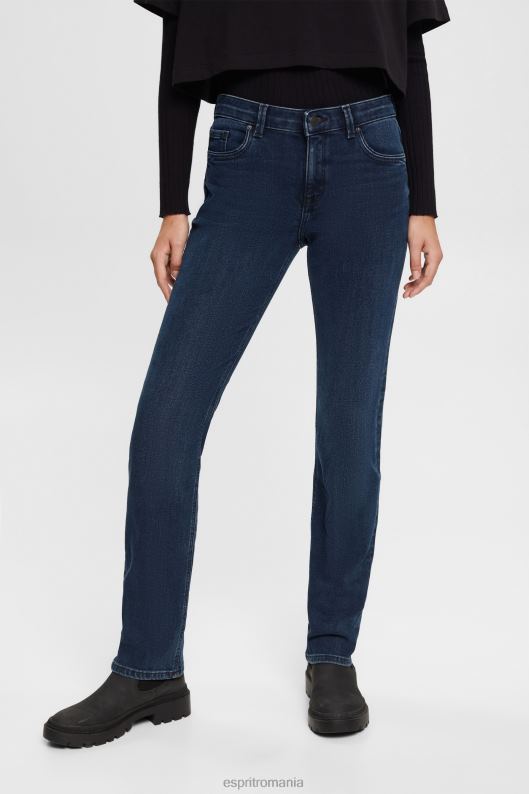 Esprit blugi stretch cu talie mijlocie femei albastru negru 2T6N8345 denim