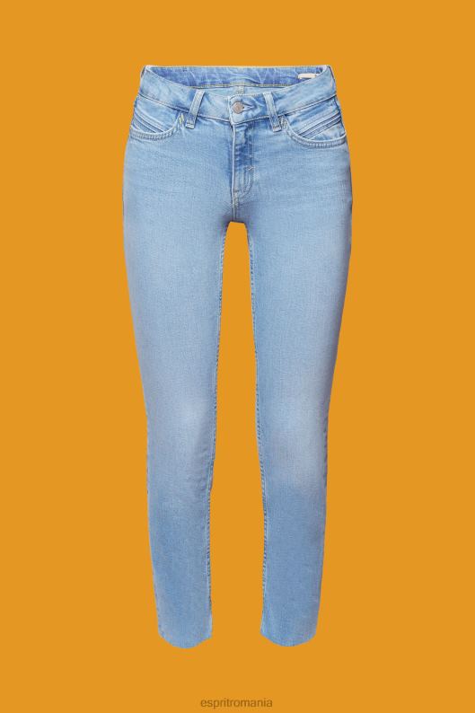 Esprit blugi tăiați slim fit femei spălare cu lumină albastră 2T6N8115 denim