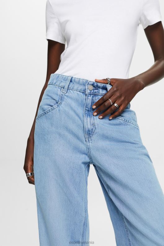 Esprit pantaloni denim femei spălare cu lumină albastră 2T6N8272 denim