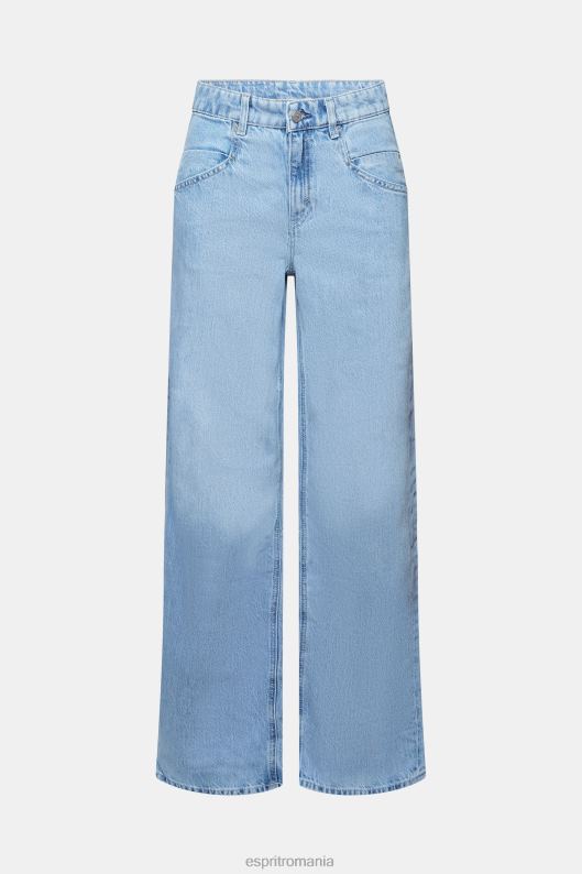Esprit pantaloni denim femei spălare cu lumină albastră 2T6N8272 denim
