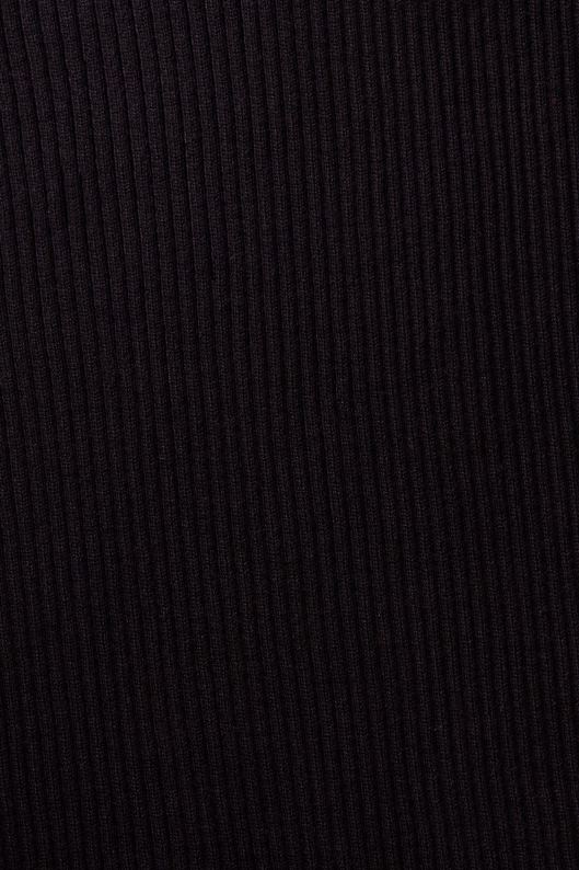 Esprit fustă creion tricot în coastă femei negru 2T6N8428 fuste