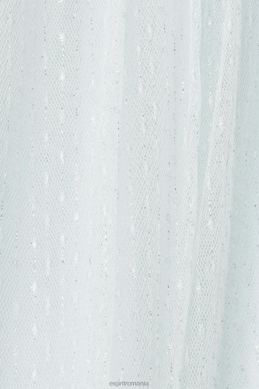 Esprit fusta midi cu efect de sclipici femei verde acvatic deschis 2T6N8268 fuste