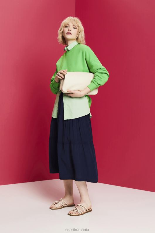 Esprit fusta midi femei marina 2T6N8239 fuste