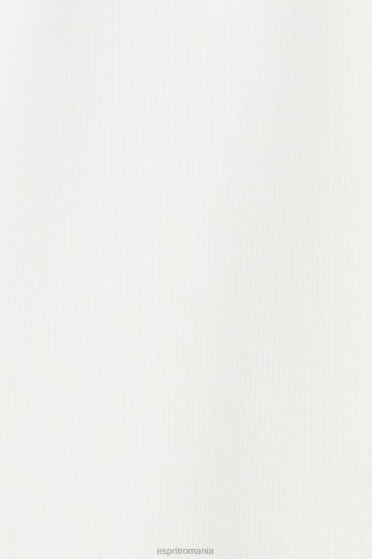 Esprit Hanorac cu guler ridicat, amestec de bumbac femei aproape alb 2T6N8446 hanorace și hanorace