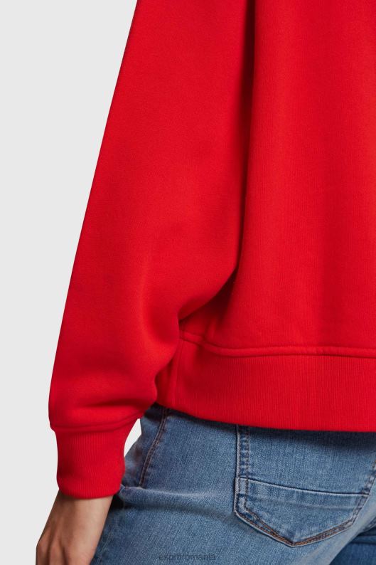 Esprit hanorac cu imprimeu cu logo femei roșu 2T6N8465 hanorace și hanorace