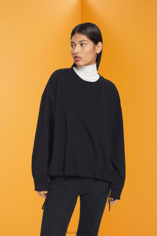 Esprit hanorac cu tiv cu șnur femei negru 2T6N8401 hanorace și hanorace