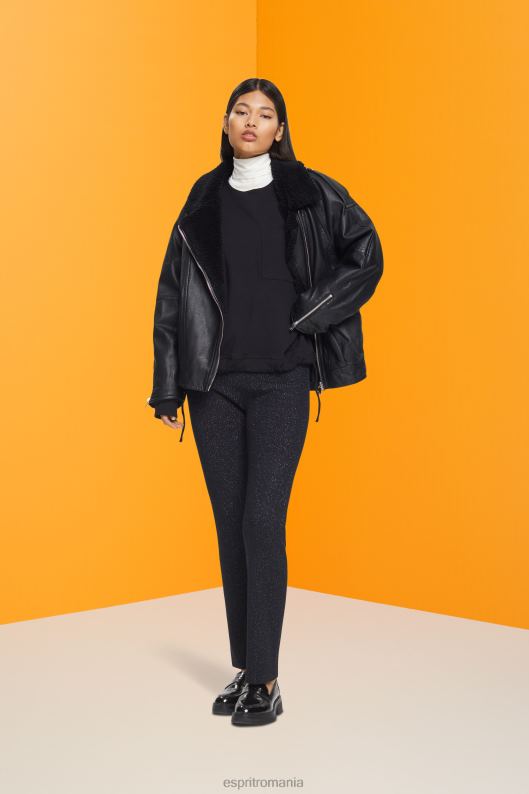 Esprit hanorac cu tiv cu șnur femei negru 2T6N8401 hanorace și hanorace