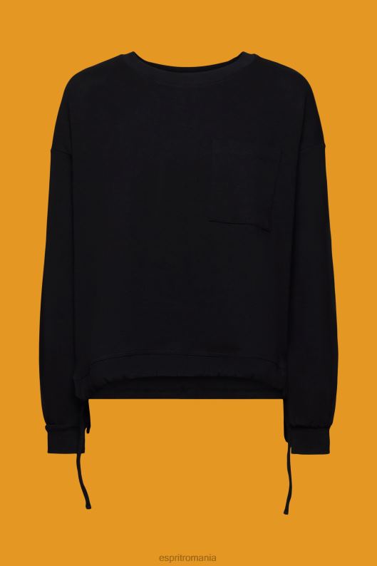 Esprit hanorac cu tiv cu șnur femei negru 2T6N8401 hanorace și hanorace