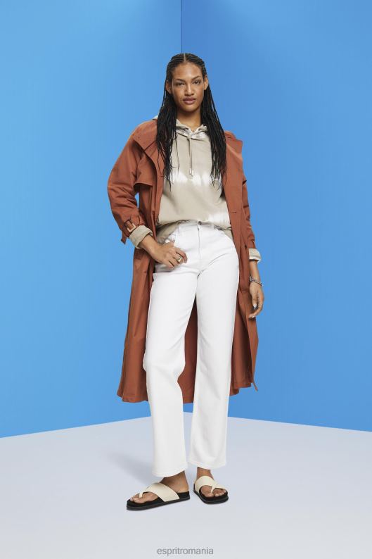 Esprit hanorac cu vopsea tie femei verde prăfuit 2T6N8296 hanorace și hanorace