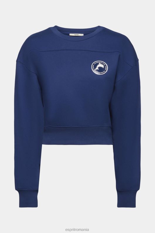 Esprit hanorac decupat femei cerneală 2T6N8155 hanorace și hanorace