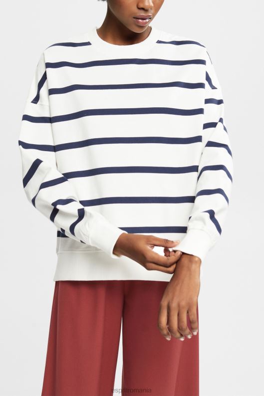 Esprit hanorac imprimat cu decolteu C femei aproape alb 2T6N8347 hanorace și hanorace