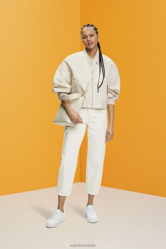 Esprit jachetă bomber supradimensionată femei taup deschis 2T6N8214 jachete