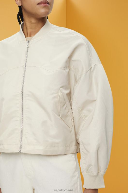 Esprit jachetă bomber supradimensionată femei taup deschis 2T6N8214 jachete