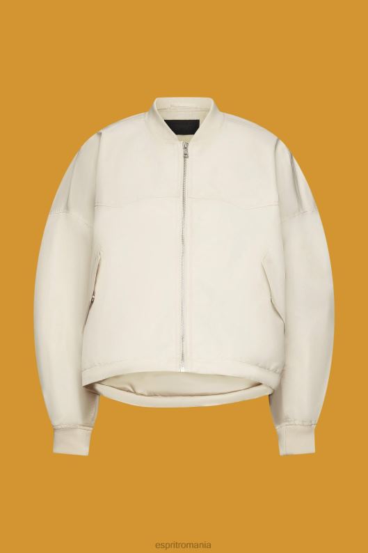 Esprit jachetă bomber supradimensionată femei taup deschis 2T6N8214 jachete