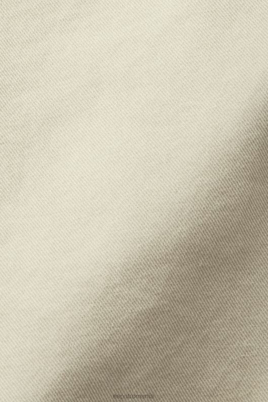 Esprit jachetă din twill cu centură femei nisip 2T6N8292 jachete