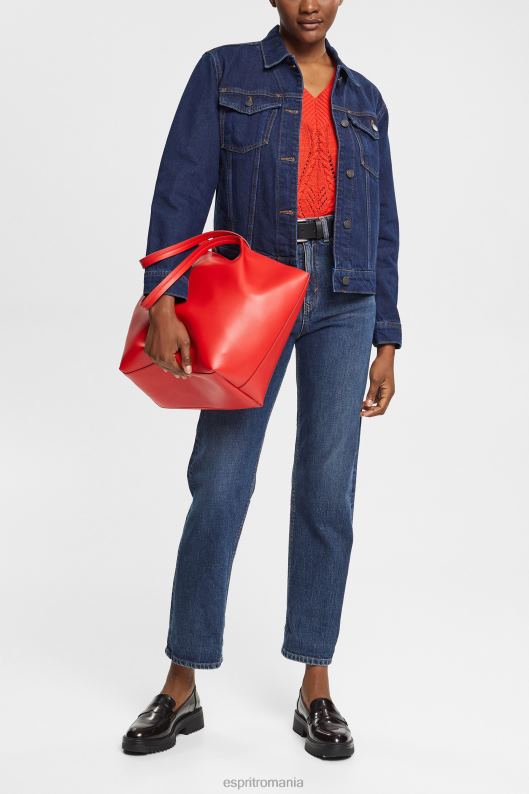 Esprit jacheta denim femei spalare albastru inchis 2T6N8554 jachete