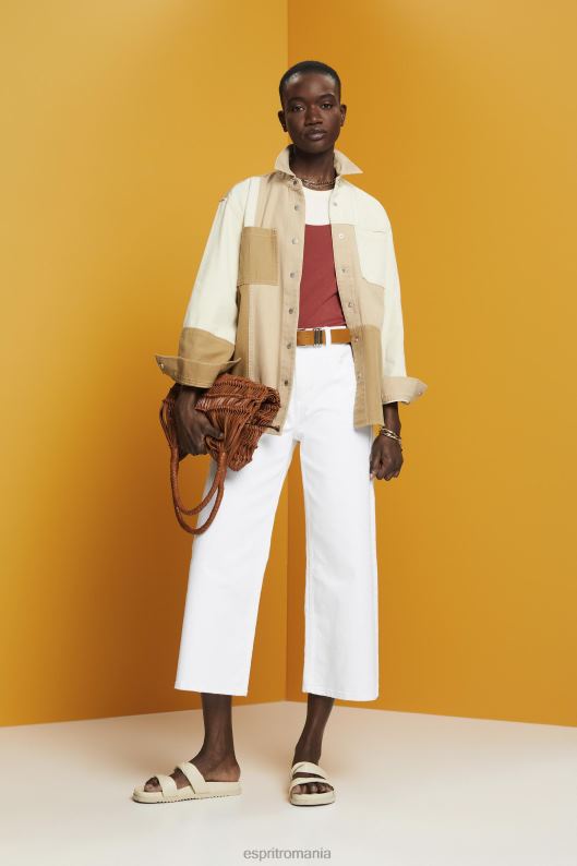 Esprit shacket mozaic femei bej 2T6N8293 jachete