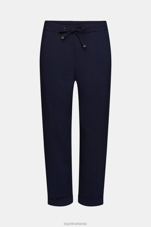 Esprit pantaloni stil jogger femei marina 2T6N826 joggeri