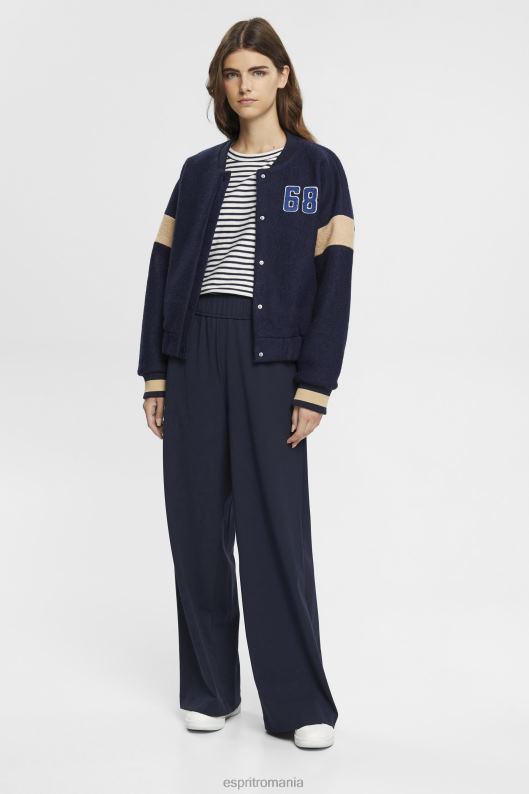 Esprit mânecă lungă în dungi, 100% bumbac femei aproape alb 2T6N8251 maneca lunga