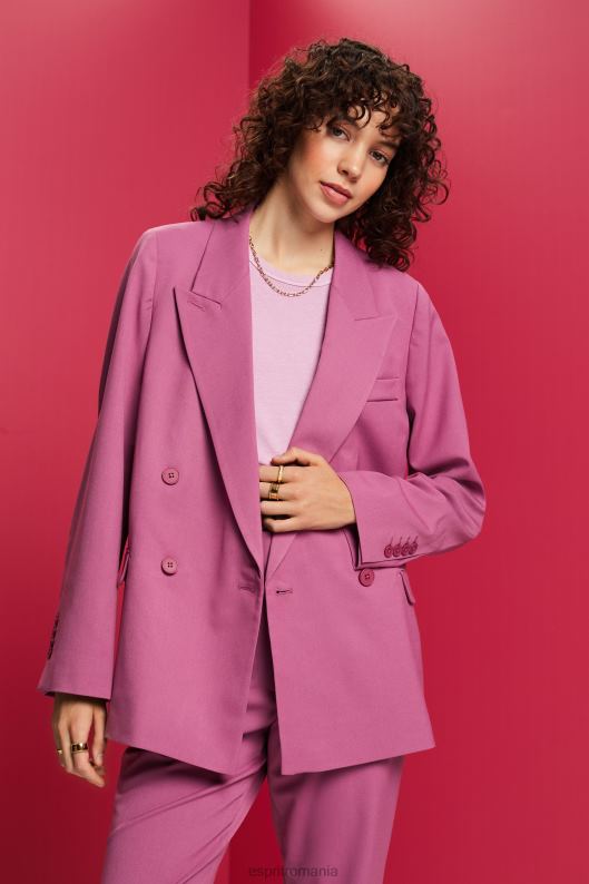 Esprit blazere țesute femei violet 2T6N8133 paltoane