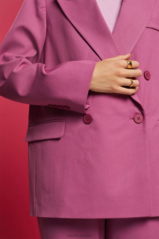 Esprit blazere țesute femei violet 2T6N8133 paltoane