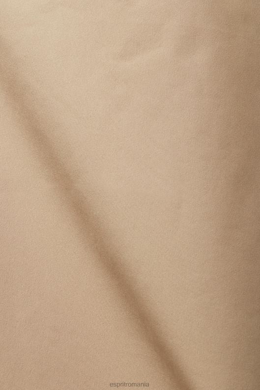 Esprit haină de ploaie cu glugă cu șnur femei cămilă 2T6N8306 paltoane