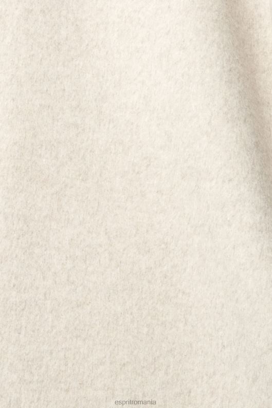 Esprit palton din amestec de lână femei bej crem 2T6N8561 paltoane