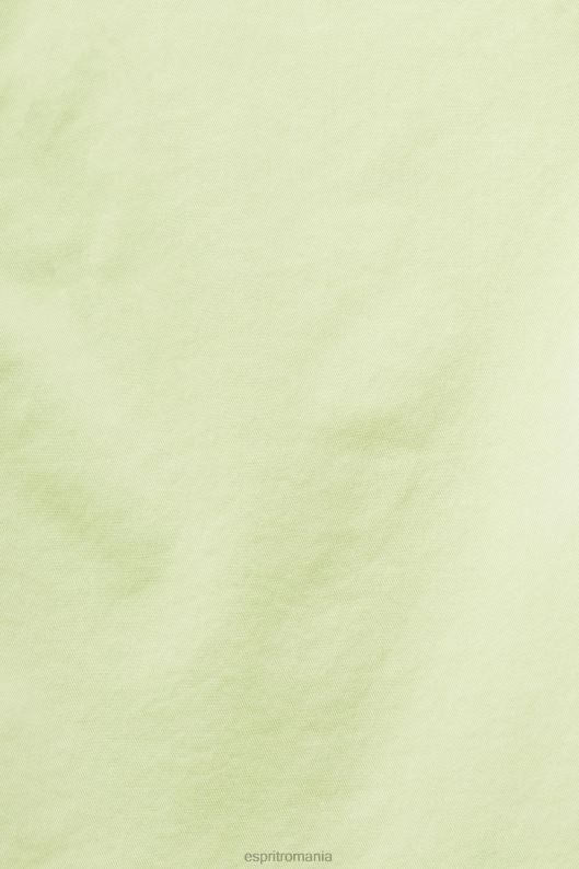 Esprit pantaloni scurți cu centură din rafie împletită femei verde citrice 2T6N8263 pantaloni scurti