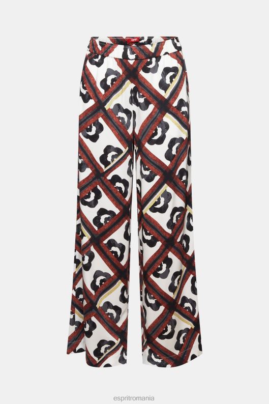 Esprit pantaloni cu model cu tragere, lentile ecovero femei gheaţă 2T6N817 pantaloni