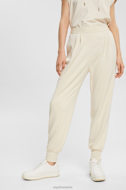 Esprit pantaloni din tricou femei gheaţă 2T6N8556 pantaloni