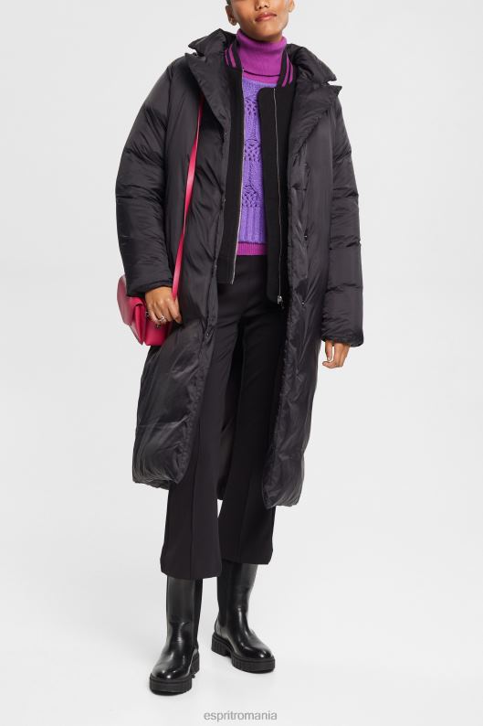 Esprit pantaloni evazați femei negru 2T6N8440 pantaloni