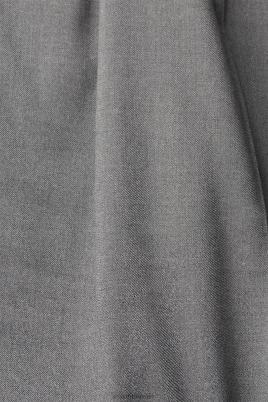 Esprit pantaloni largi cu talie mare femei antracit 2T6N8247 pantaloni