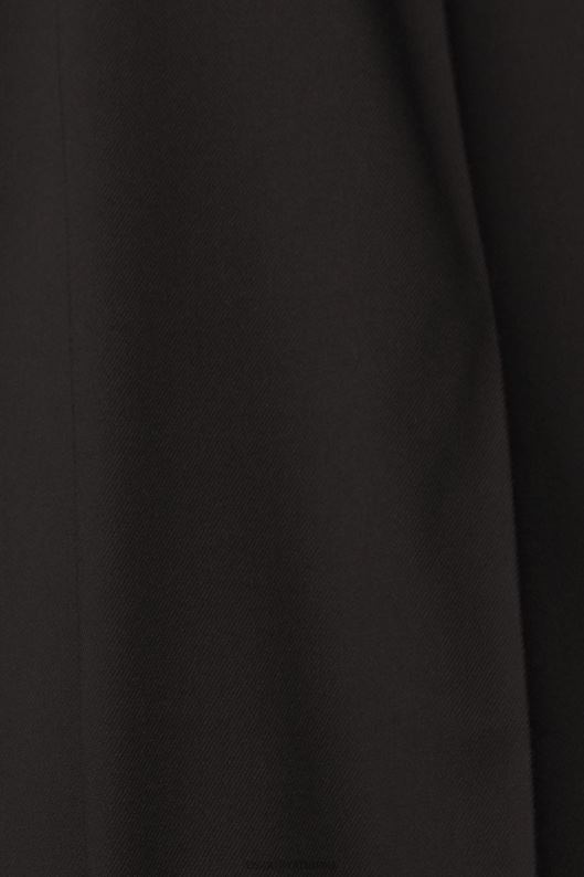 Esprit pantaloni largi cu talie mare femei negru 2T6N8246 pantaloni