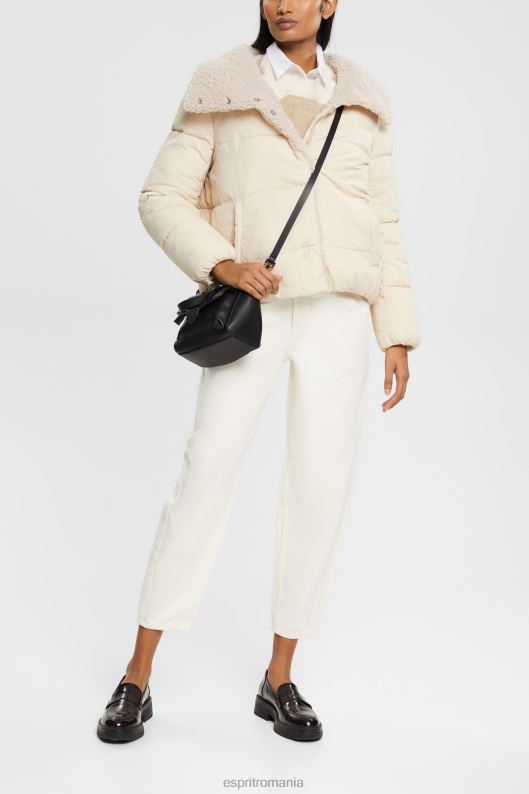 Esprit pantaloni tăiați cu banane femei gheaţă 2T6N8362 pantaloni