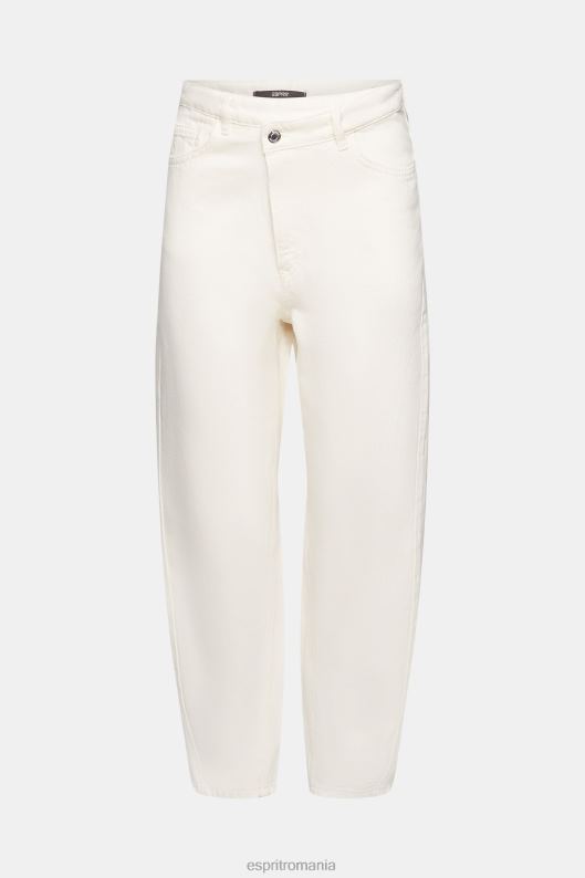 Esprit pantaloni tăiați cu banane femei gheaţă 2T6N8362 pantaloni