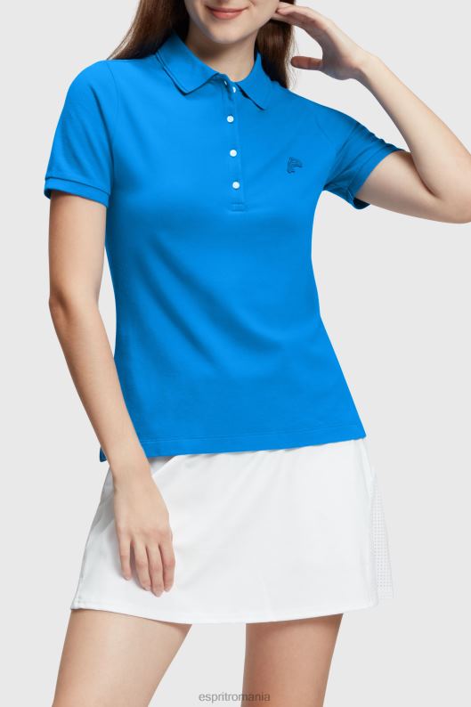 Esprit dolphin tennis club clasic polo femei albastru 2T6N8497 polouri