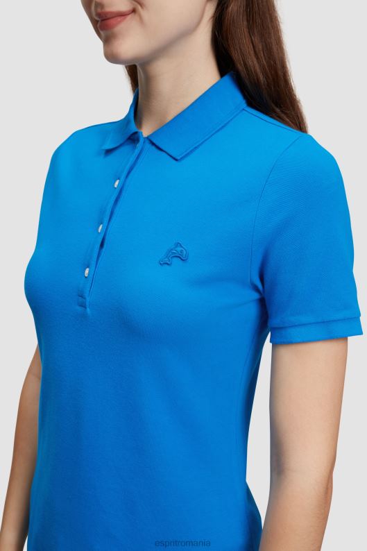 Esprit dolphin tennis club clasic polo femei albastru 2T6N8497 polouri