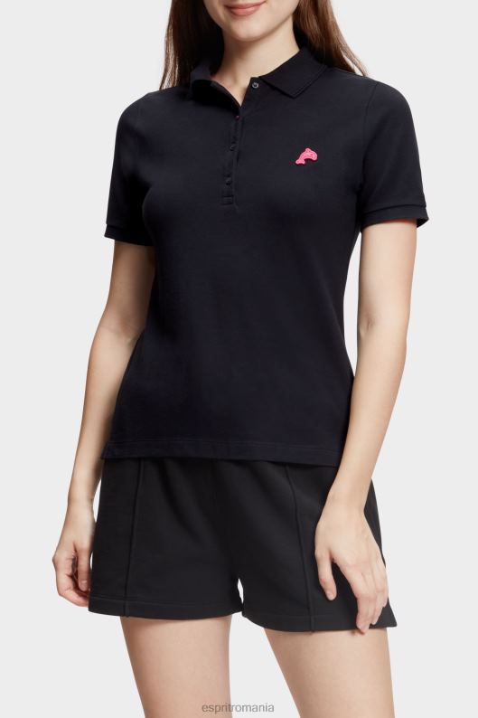 Esprit dolphin tennis club clasic polo femei negru 2T6N8493 polouri