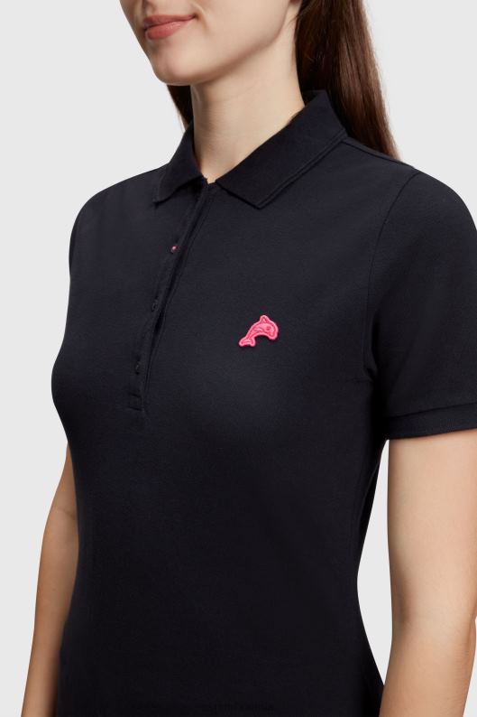 Esprit dolphin tennis club clasic polo femei negru 2T6N8493 polouri